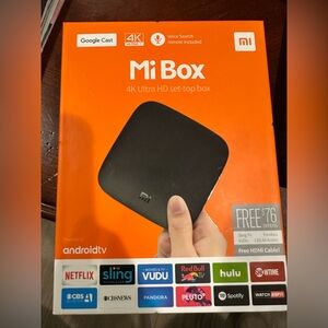Android mi box streaming system with remote